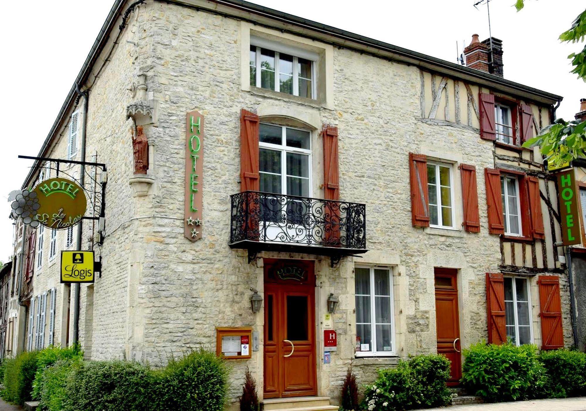 Logis Le Saint Nicolas Bar-sur-Aube Exteriör bild